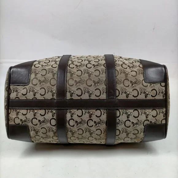 Celine Hand Bag Brown Canvas #72189C76 - Picture 5 of 9